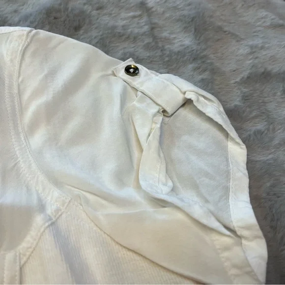 Guess White Short Sleeve Button Down Shirt - Picture 8 of 12